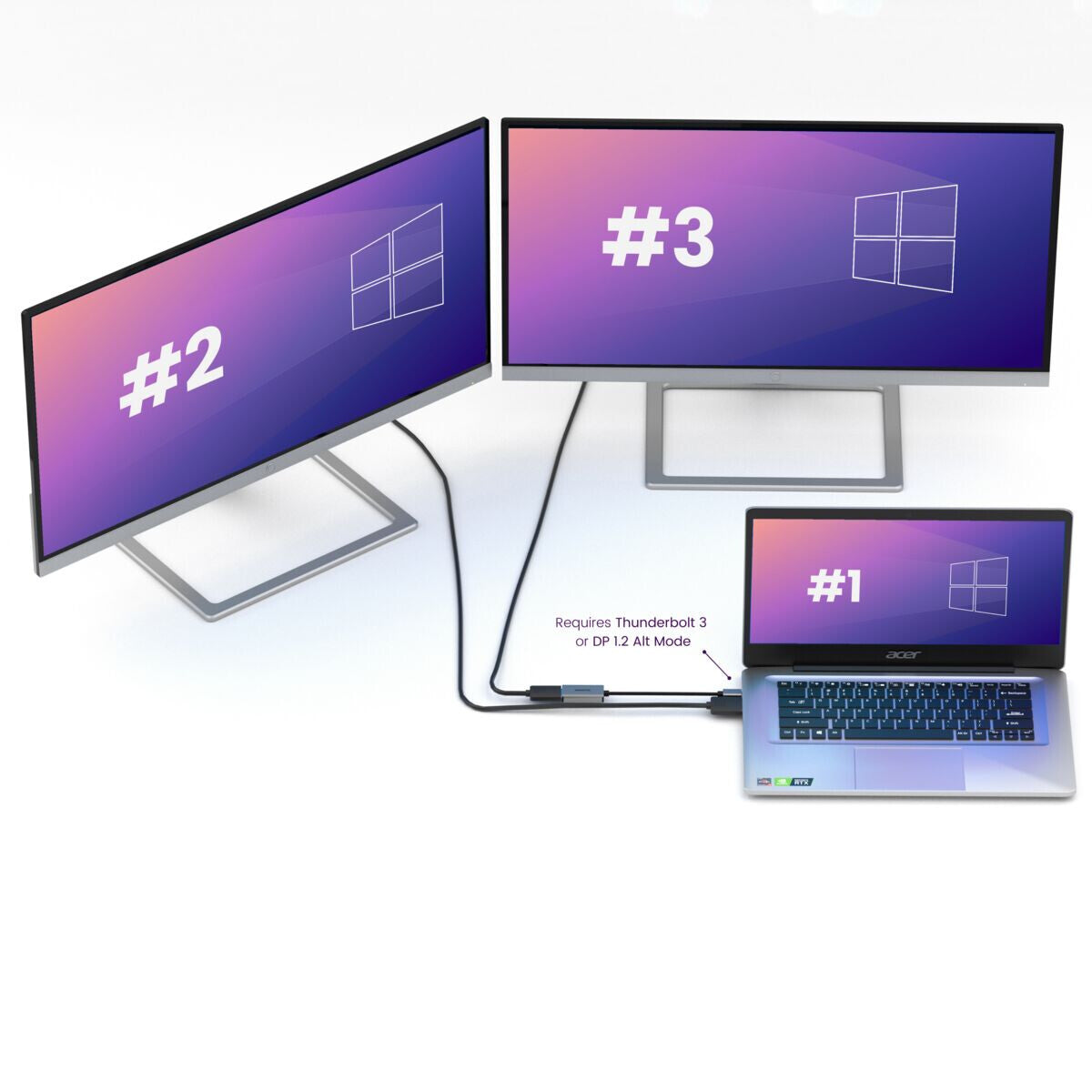 Marmitek Connect USB C to HDMI - USB-C to HDMI adapter