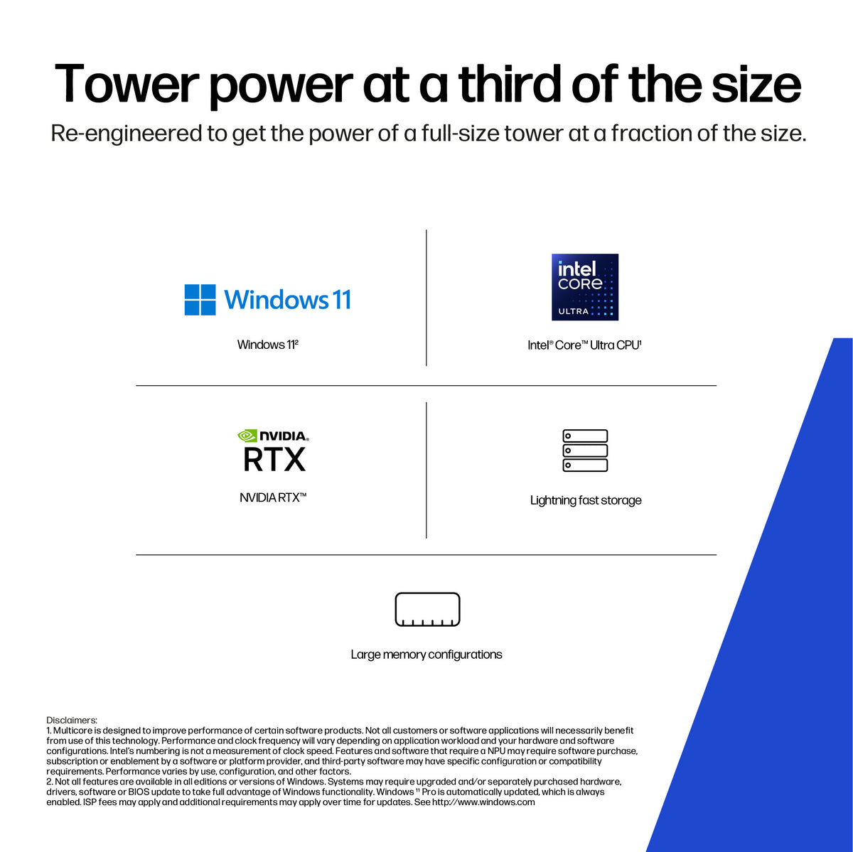 HP Z2 SFF G1i Intel Core Ultra 7 265K 32 GB DDR5-SDRAM 1 TB SSD NVIDIA RTX 2000 Ada Windows 11 Pro Workstation AI Workstation, AI PC Black