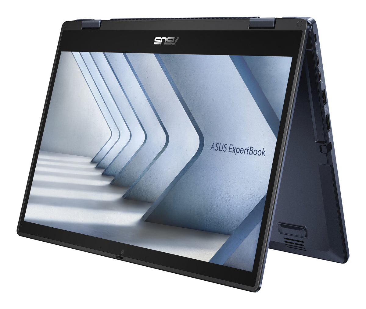 ASUS ExpertBook B3 Flip B3402FV-EC715X Intel Core 7 150U Hybrid (2-in-1) 35.6 cm (14") Touchscreen Full HD 16 GB DDR4-SDRAM 512 GB SSD Wi-Fi 6E (802.11ax) Windows 11 Pro Black QWERTY UK English