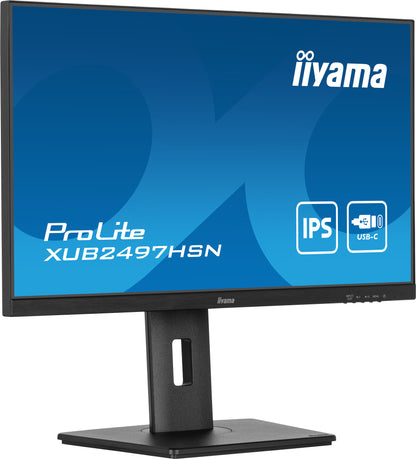 iiyama ProLite XUB2497HSN-B2 computer monitor 60.5 cm (23.8") 1920 x 1080 pixels Full HD LED Black