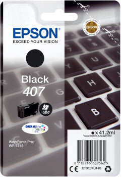 Epson 407L DURABrite Ultra Single Black ink cartridge
