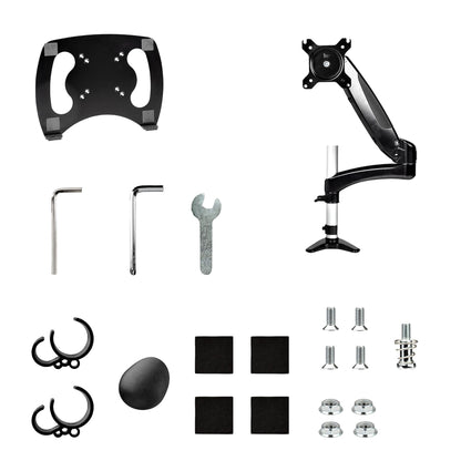 StarTech.com Desk Mount Laptop Arm - Full Motion Articulating Arm for Laptop or Single 34" (17.6lb/8kg) Monitor - VESA Mount Laptop Tray Bracket - Ergonomic Adjustable Notebook Stand - Desk-Clamp