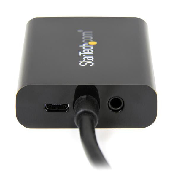 StarTech.com Micro HDMI to VGA Adapter Converter with Audio for Smartphones / Ultrabooks / Tablets - 1920x1080