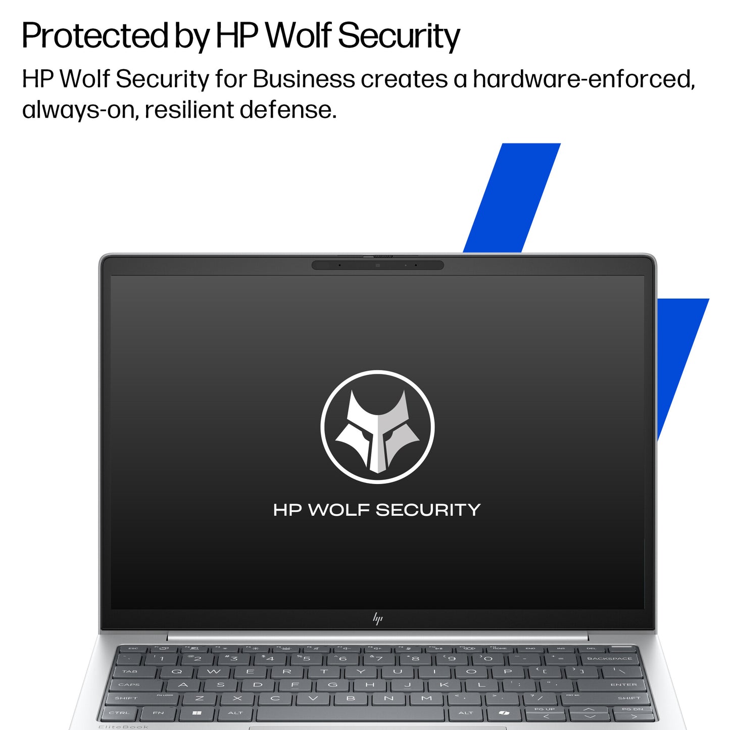 HP EliteBook 8 G1i AI PC Wolf Pro Security Edition Intel Core Ultra 7 255U Laptop 40.6 cm (16") WUXGA 24 GB DDR5-SDRAM 512 GB SSD Wi-Fi 6E (802.11ax) Windows 11 Pro Silver
