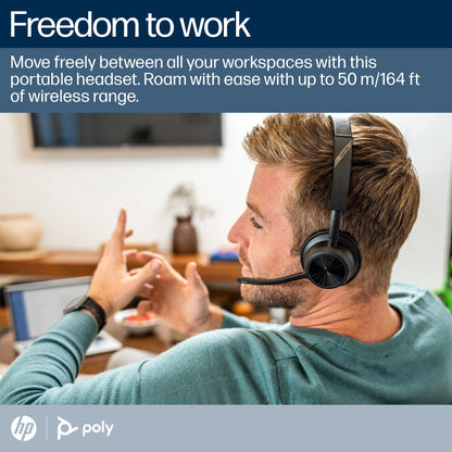 Poly Voyager 4320 Microsoft Teams Certified Headset +BT700 dongle +Charging Stand