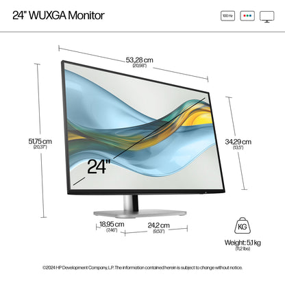 HP Series 5 Pro 24 inch WUXGA Monitor - 524pn