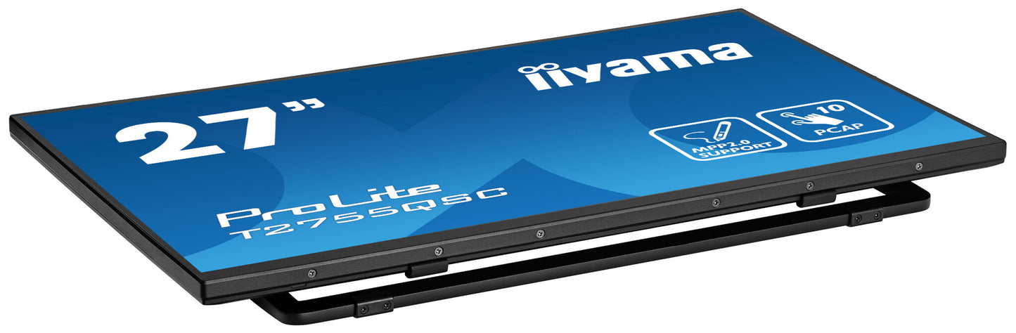 iiyama ProLite T2755QSC-B1 computer monitor 68.6 cm (27") 2560 x 1440 pixels Quad HD LCD Touchscreen Black
