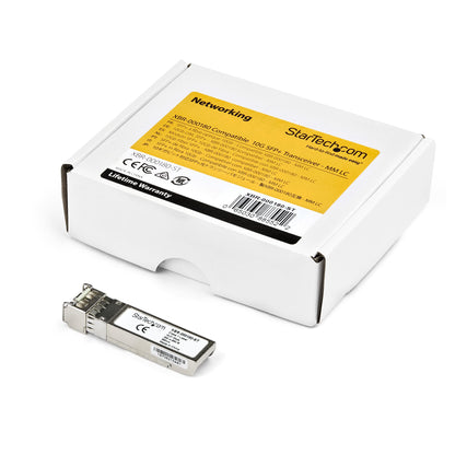 StarTech.com HPE 455886-B21 Compatible SFP+ Module - 10GBASE-LR - 10GbE Single Mode Fiber Optic Transceiver - 10GE Gigabit Ethernet SFP+ - LC 10km - 1310nm - DDM HPE BladeSystem, 562SFP+, 560SFP+