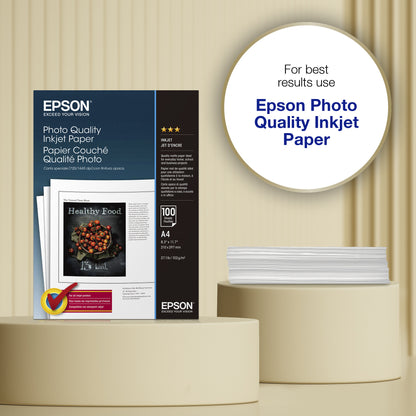 Epson A4 Photo Quality Inkjet Paper 102gsm, 100 sheets