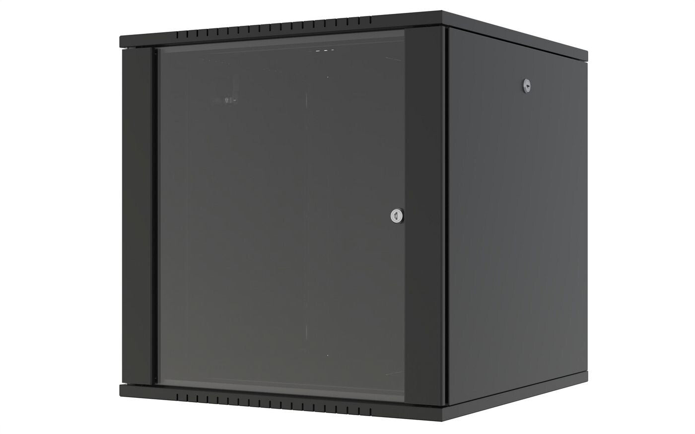Lanview RWF12U66BL rack cabinet 12U Wall mounted rack Black