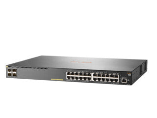 HPE Aruba Networking Aruba 2930F 24G PoE+ 4SFP+ Managed L3 Gigabit Ethernet (10/100/1000) Power over Ethernet (PoE) 1U Grey