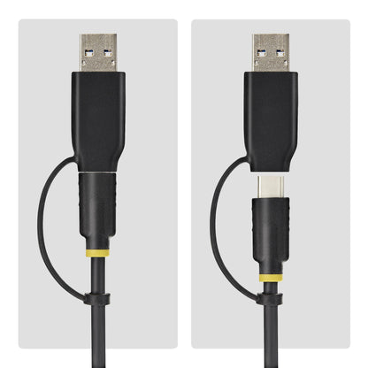 StarTech.com USB-C/USB-A to M.2 NVMe Dock Adapter, 10Gbps, Tool-Free External M.2 NVMe SSD Reader, B+M/M-Key