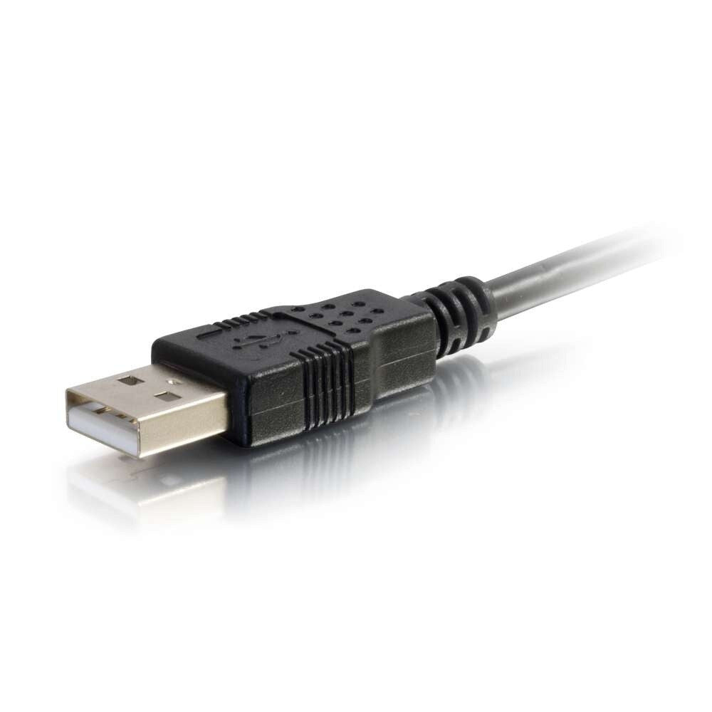 C2G 6.6ft (2m) USB 2.0 A to Micro-B Cable M/M - Black