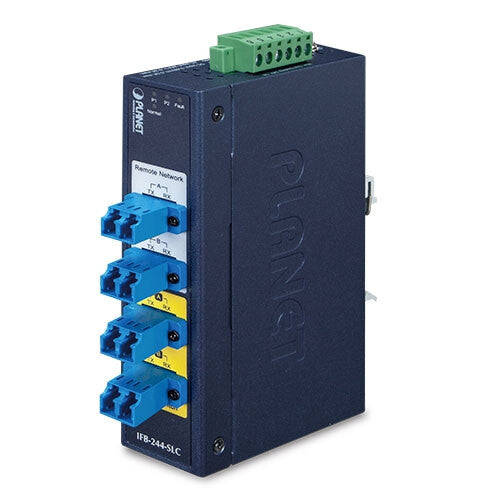 PLANET IFB-244-SLC media converter, 1620 nm, Single-mode, blue