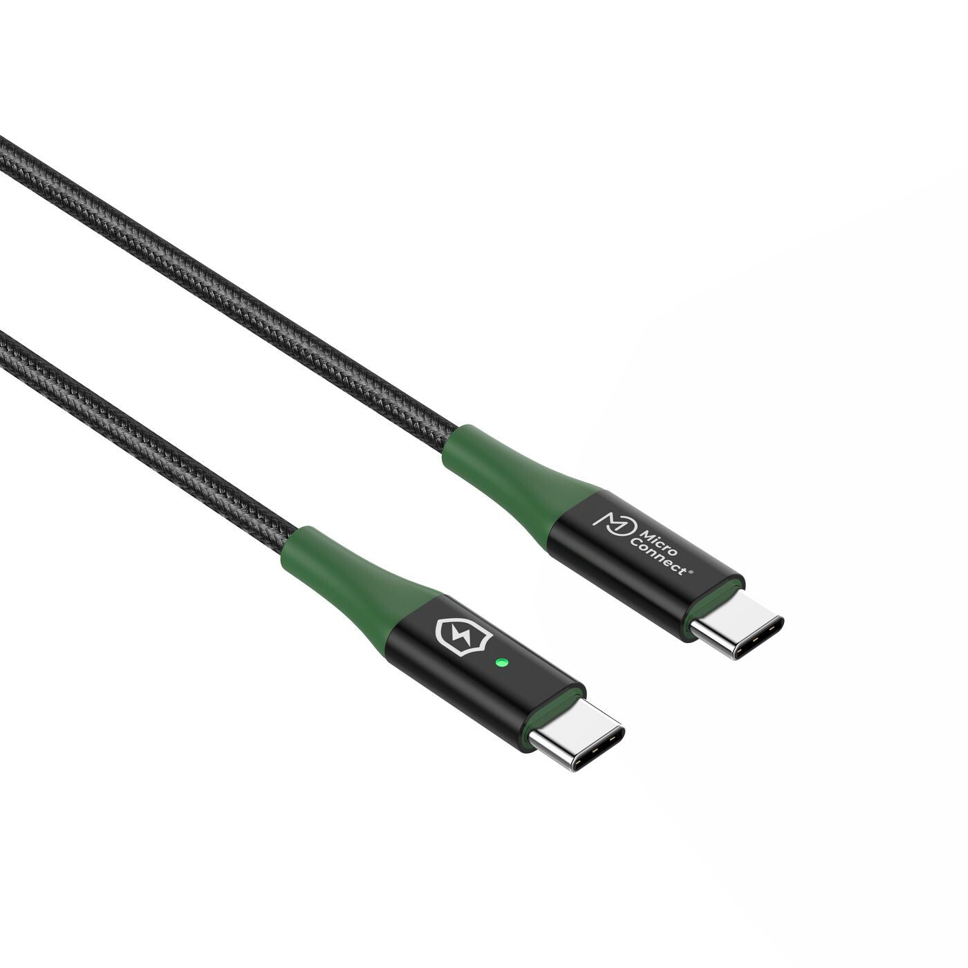 Microconnect MC-SMART USB-C-C-01 USB cable USB 2.0 1 m USB C Black, Green