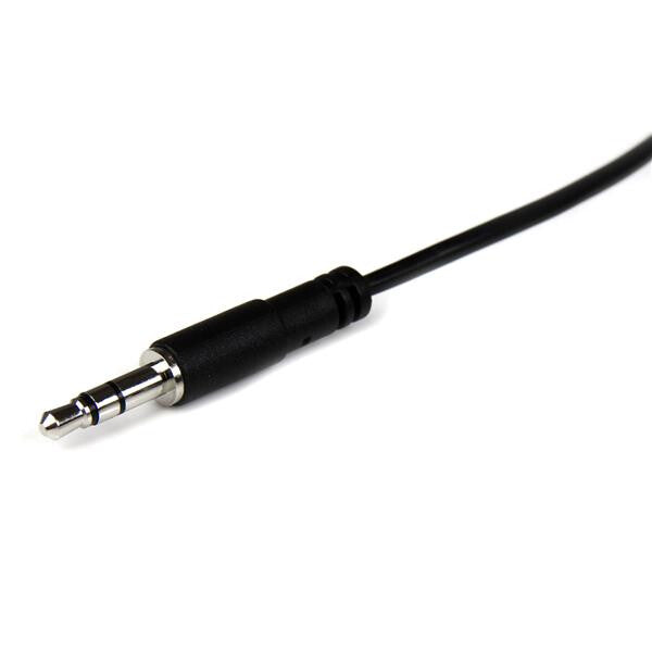 StarTech.com 2m Slim 3.5mm Stereo Extension Audio Cable - M/F