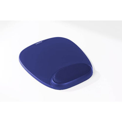 Kensington Foam Mouse Pad with Integrated Wrist Support - Blue