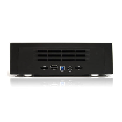 StarTech.com 4 Bay USB 3.0 eSATA to SATA Standalone 1:3 HDD Hard Drive Duplicator Dock