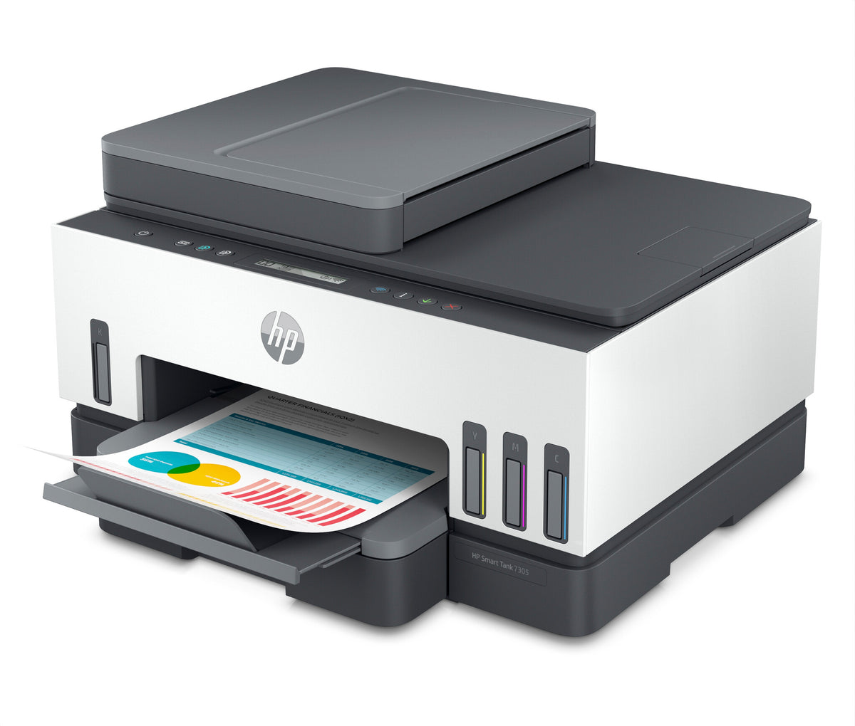 HP Smart Tank 7305 Wireless All-in-One Color Printer, Two-sided printing; Copier, Scanner