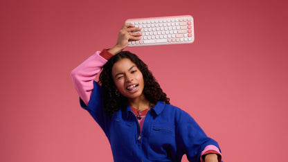 Logitech POP Icon Keys keyboard Universal Bluetooth QWERTY UK English Rose