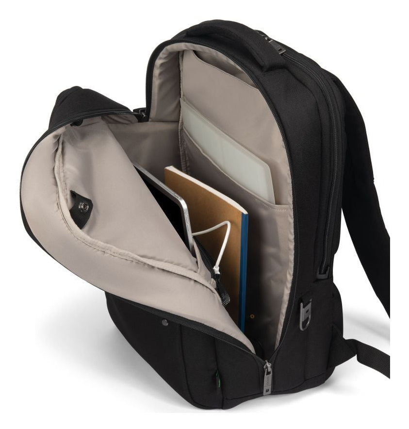 DICOTA D32163-RPET laptop case 43.9 cm (17.3") Briefcase Black