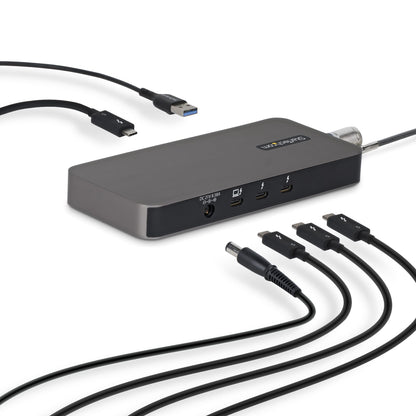 StarTech.com 4-Port Thunderbolt 5 Hub with Thunderbolt Share KVM, 80/120Gbps, 8K Multi-Display, 140W PD, USB-A 10Gbps, TB4 & USB4, MacBook M4 Pro M4 Max M5