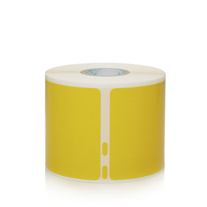 DYMO Authentic LabelWriter Large Shipping Labels/Name Badges | Black Print on Yellow Label | 54 mm x 101 mm | 220 Easy-PeelSelf-Adhesive Labels | for LabelWriter Label Makers | Made in Europe