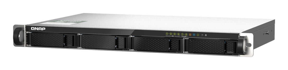 QNAP TS-435XeU NAS Rack (1U) Marvell CN9131 4 GB DDR4 8 TB HDD QNAP QTS Black, Grey