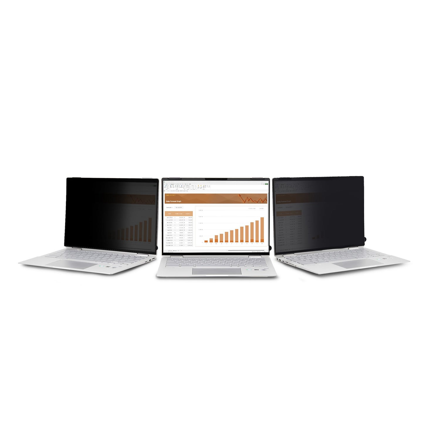 StarTech.com 14-inch 16:9 Flip-Over Privacy Screen with Touch, Anti-Glare Privacy Filter, Laptop Monitor Screen Protector with 51% Blue Light Reduction