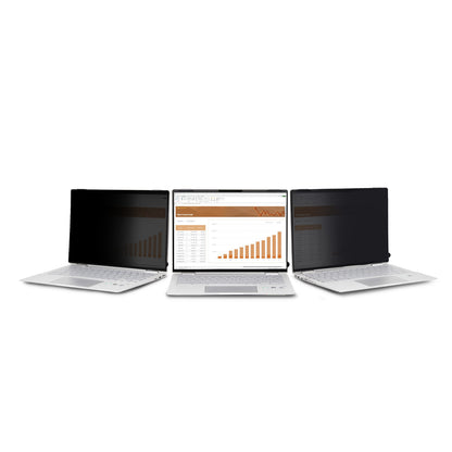StarTech.com 14-inch 16:10 Flip-Over Privacy Screen with Touch, Anti-Glare Privacy Filter, Laptop Monitor Screen Protector with 51% Blue Light Reduction