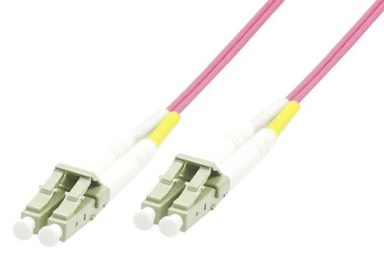 Microconnect FIB440450P InfiniBand/fibre optic cable 50 m LC Pink