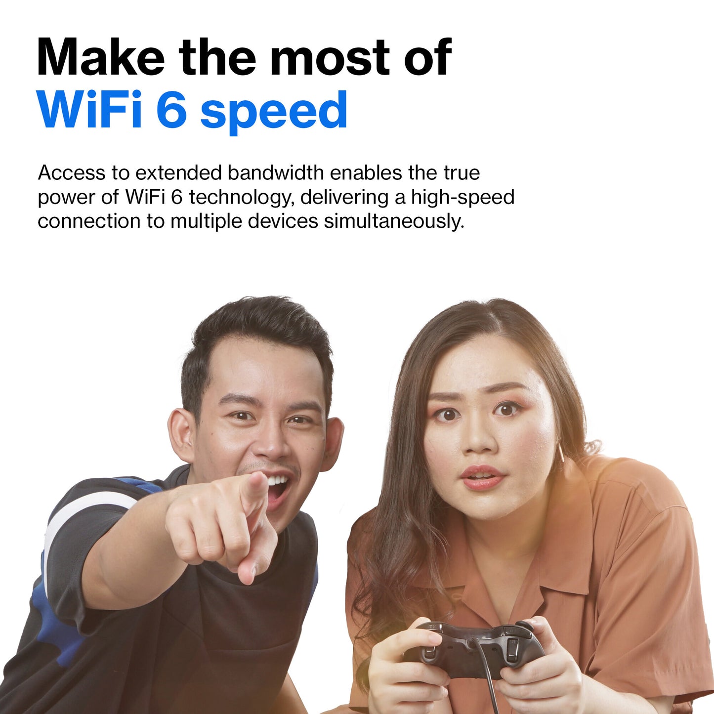 Linksys Velop Whole Home Intelligent Mesh WiFi 6 (AX4200) System, Tri-Band, 2-pack