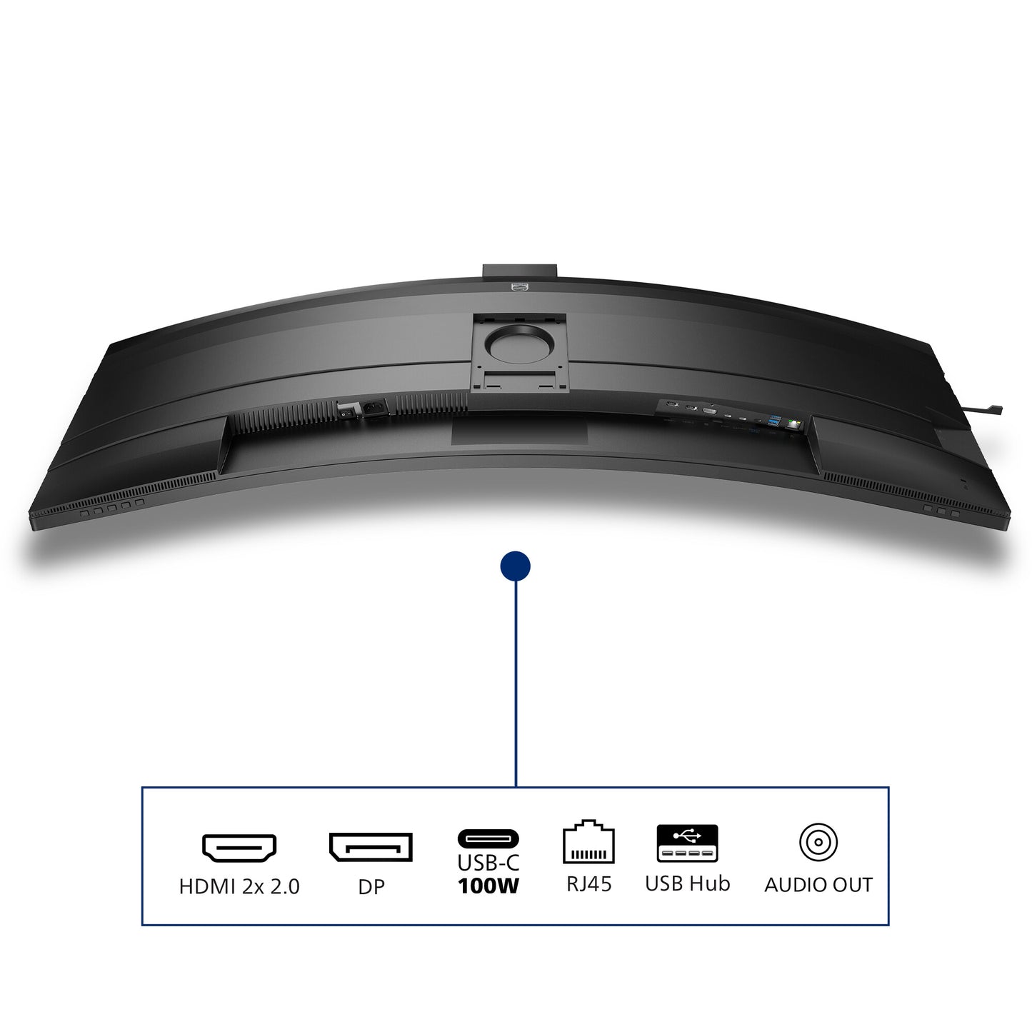 Philips 49B2U6903CH/00 computer monitor 124 cm (48.8") 5120 x 1440 pixels Dual QHD LCD Grey