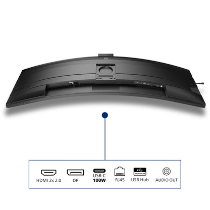 Philips 49B2U6903CH/00 computer monitor 124 cm (48.8") 5120 x 1440 pixels Dual QHD LCD Grey