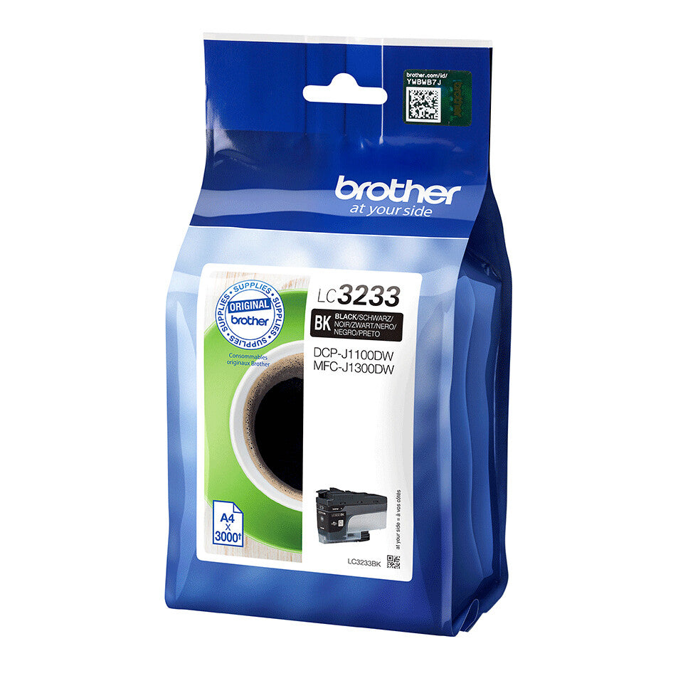 Brother LC3233BK ink cartridge 1 pc(s) Original Standard Yield Black