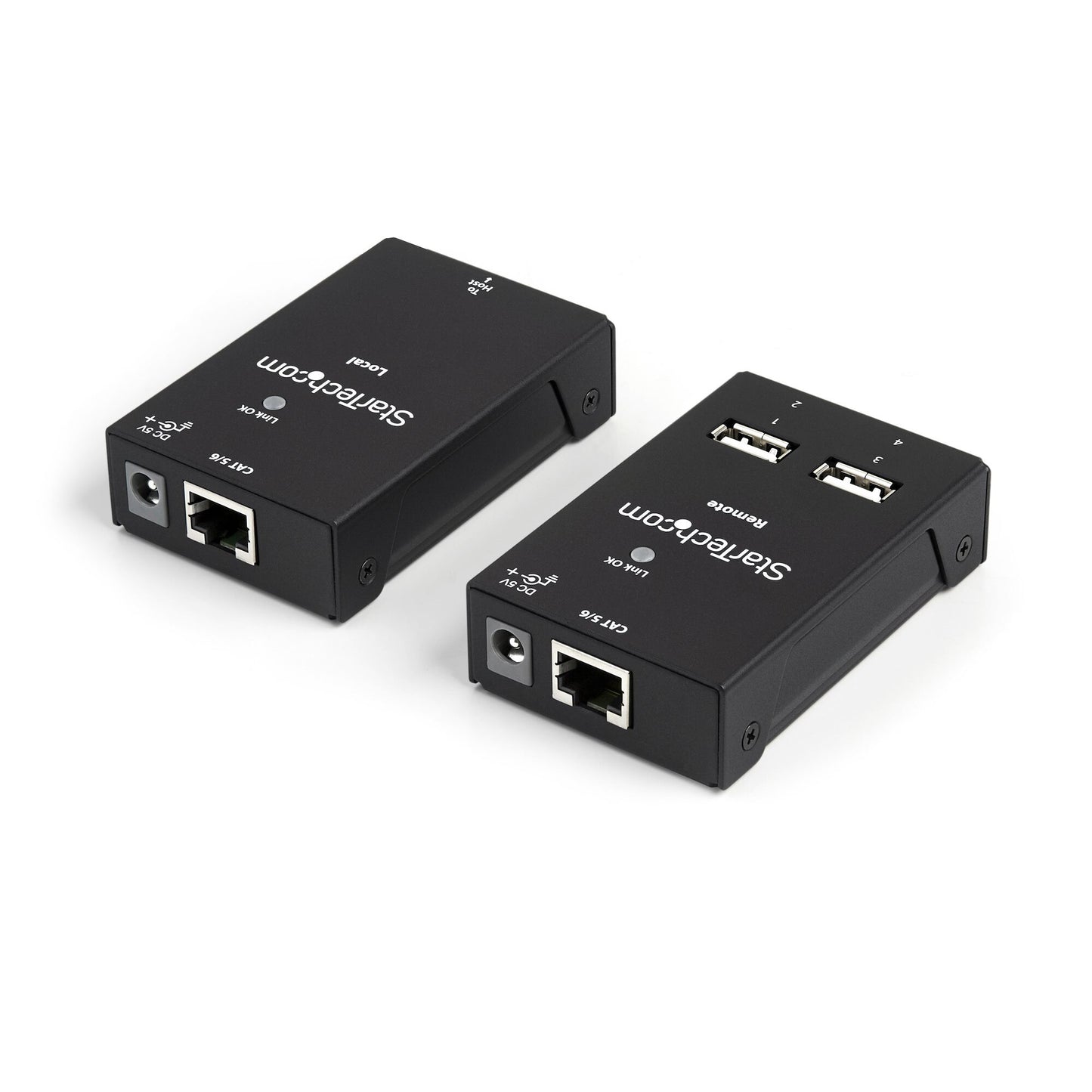 StarTech.com 4-Port USB 2.0-Over-Cat5-or-Cat6 Extender - 130ft (40m) - TAA