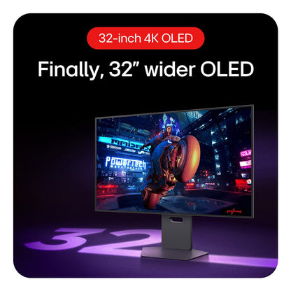 LG 32GS95UV-B computer monitor 81.3 cm (32") 3840 x 2160 pixels 4K Ultra HD OLED Black