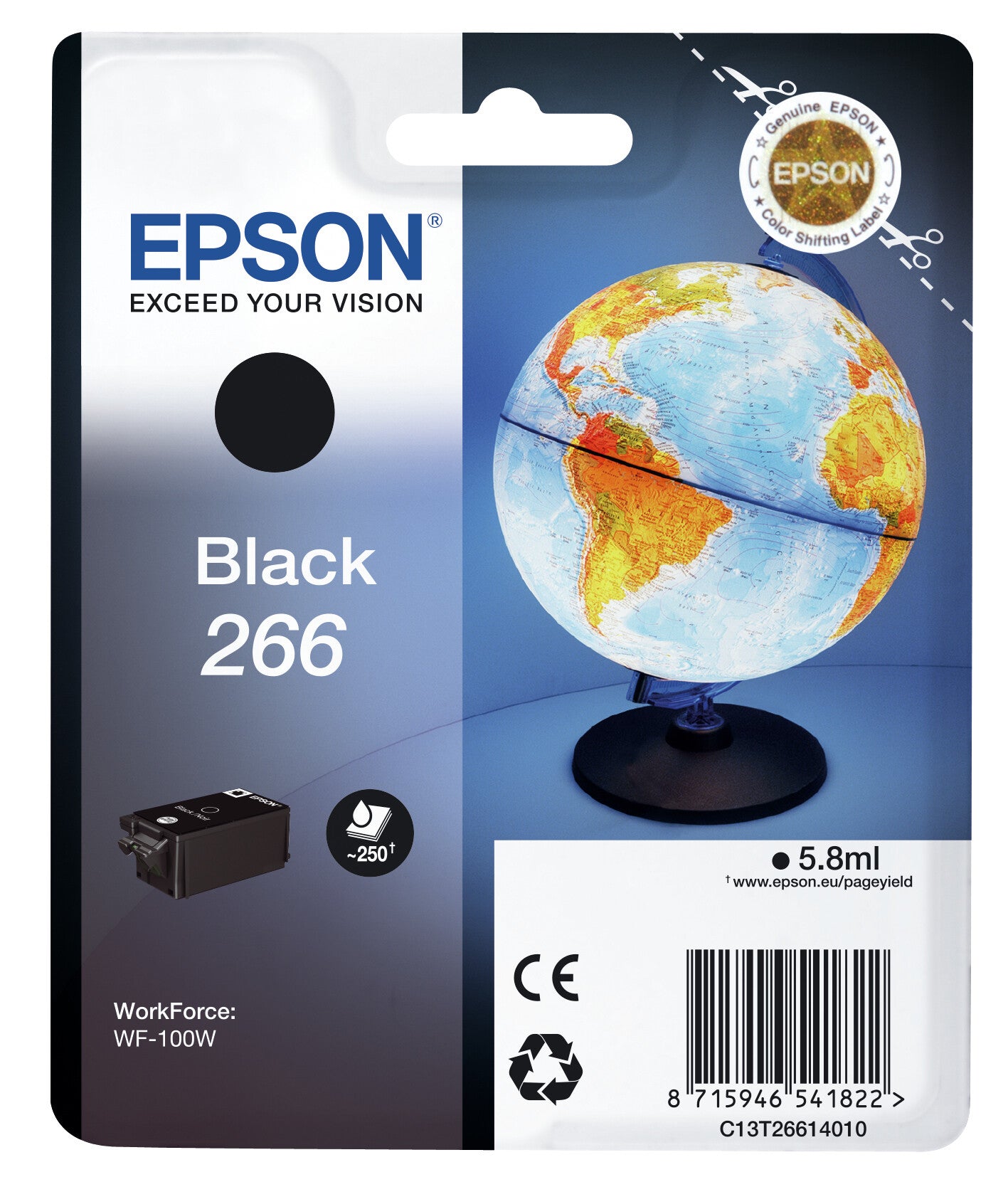 Epson Globe 266 Single Black Ink