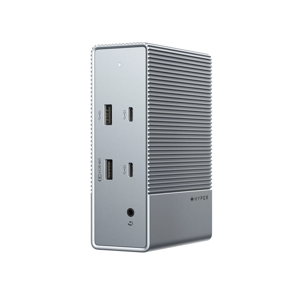 HYPER HDG215-EU laptop dock/port replicator Wired USB 3.2 Gen 1 (3.1 Gen 1) Type-C Silver