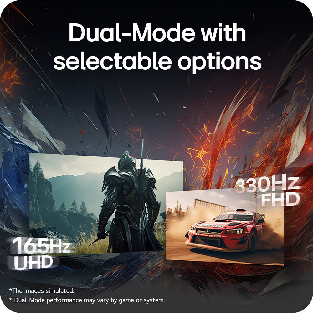 LG UltraGear OLED GX8 32GX850A-B 4K UHD Dual-Mode: 165Hz -330Hz gaming monitor