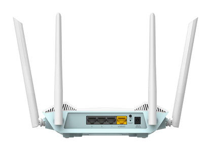 D-Link EAGLE PRO AI AX1500 Smart Router wireless router Gigabit Ethernet Dual-band (2.4 GHz / 5 GHz) White