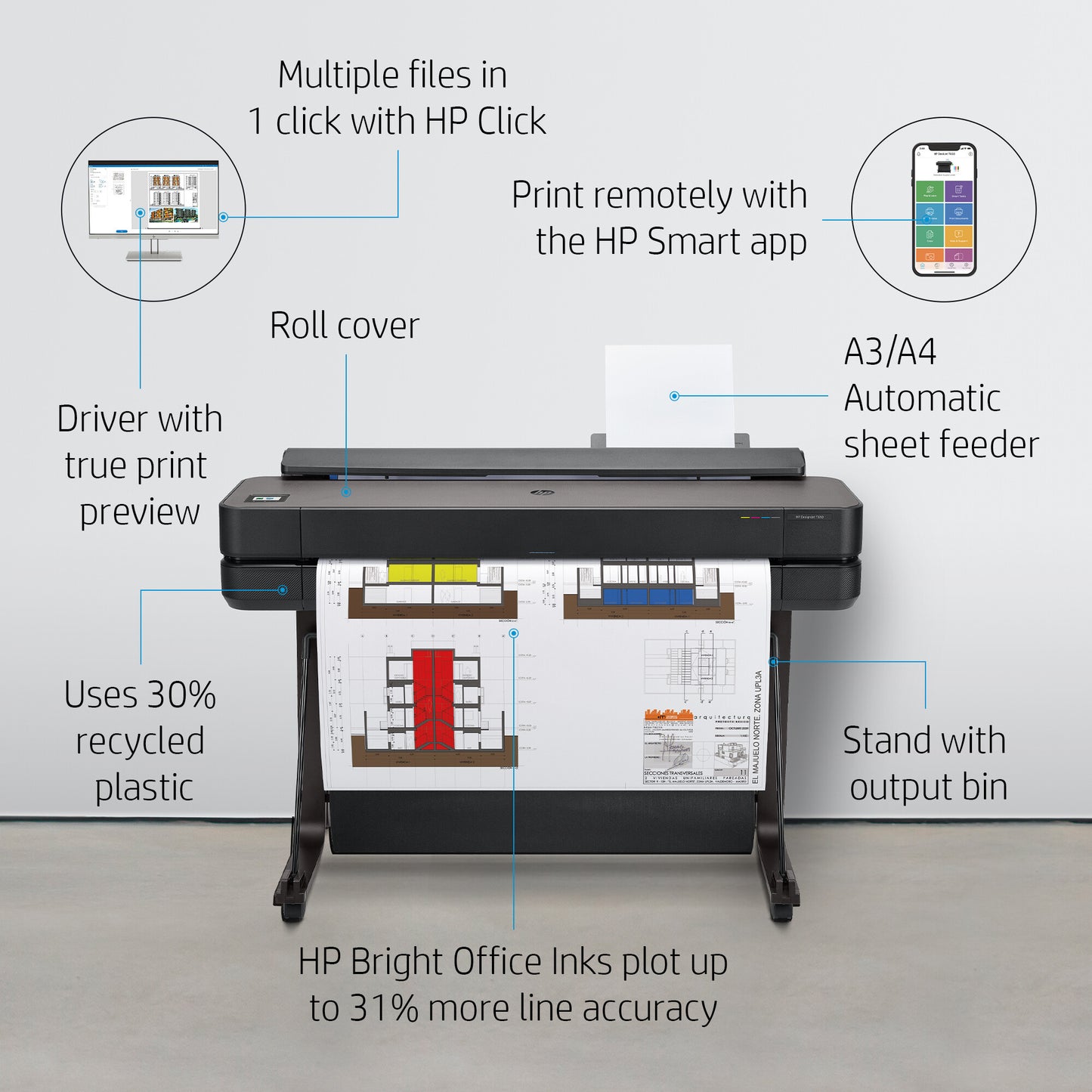 HP Designjet T630 36-in Printer