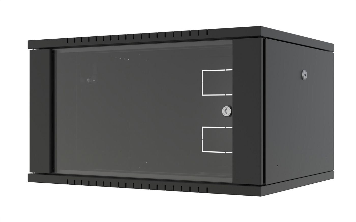Lanview RWF07U45BL rack cabinet 7U Wall mounted rack Black