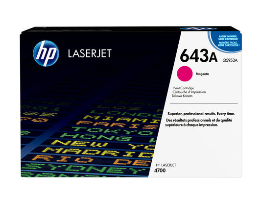 HP 643A Magenta Original LaserJet Toner Cartridge
