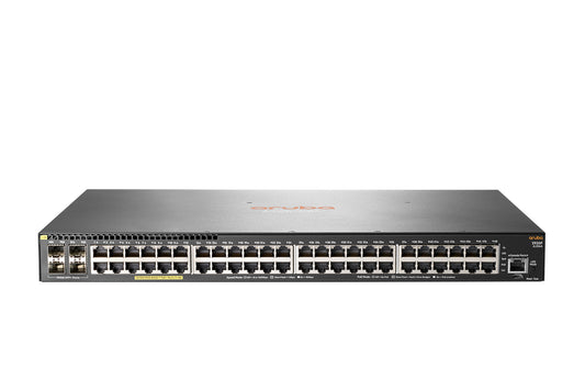 HPE Aruba Networking Aruba 2930F 48G PoE+ 4SFP+ Managed L3 Gigabit Ethernet (10/100/1000) Power over Ethernet (PoE) 1U Grey