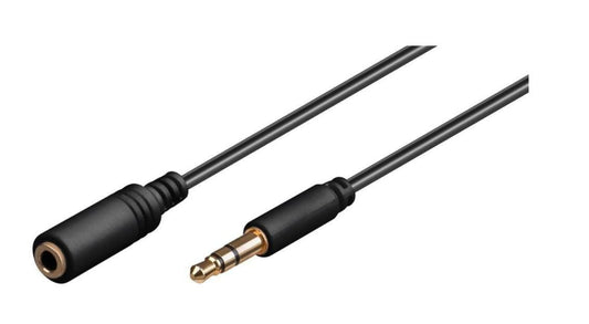 Microconnect AUDLG1G audio cable 1 m 3.5mm Black