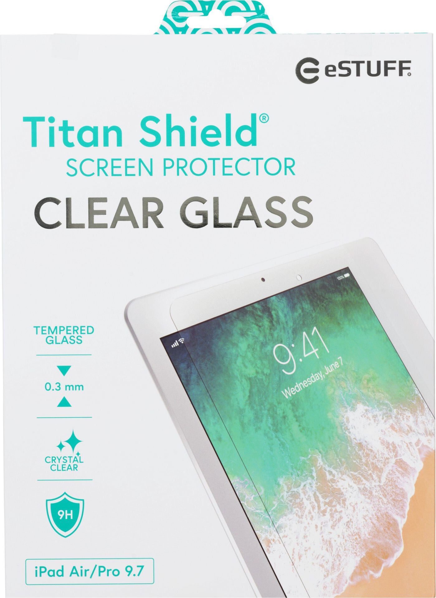 eSTUFF Screen Protector for iPad 9.7" All Models - Clear