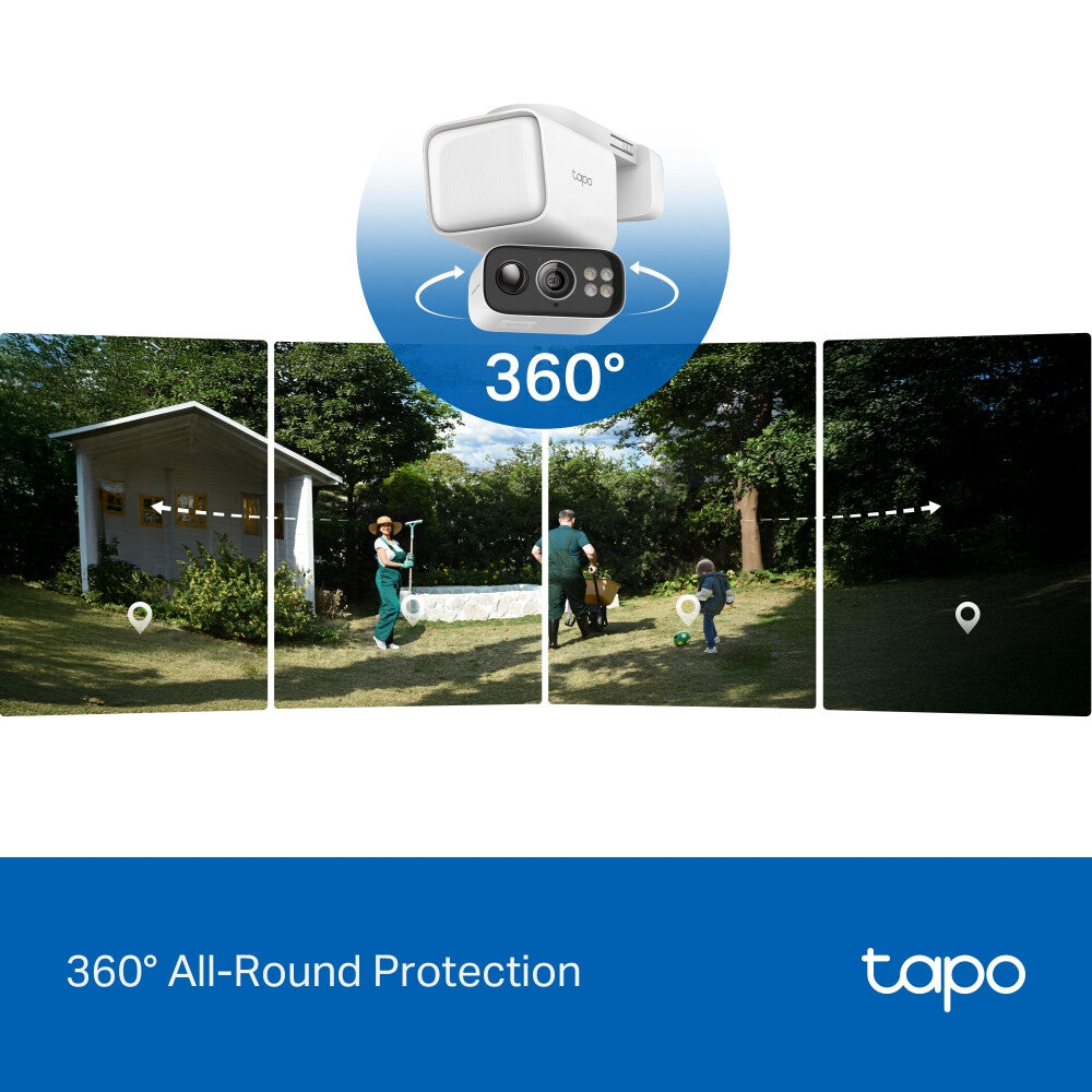 TP-Link Tapo Solar-Powered Floodlight Pan/Tilt Security Camera Kit