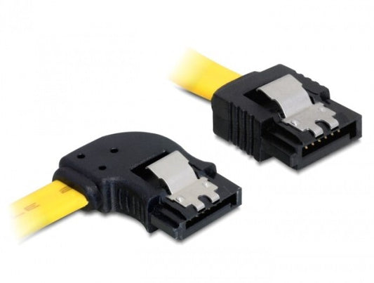 DeLOCK 0.3m SATA M/M SATA cable Yellow