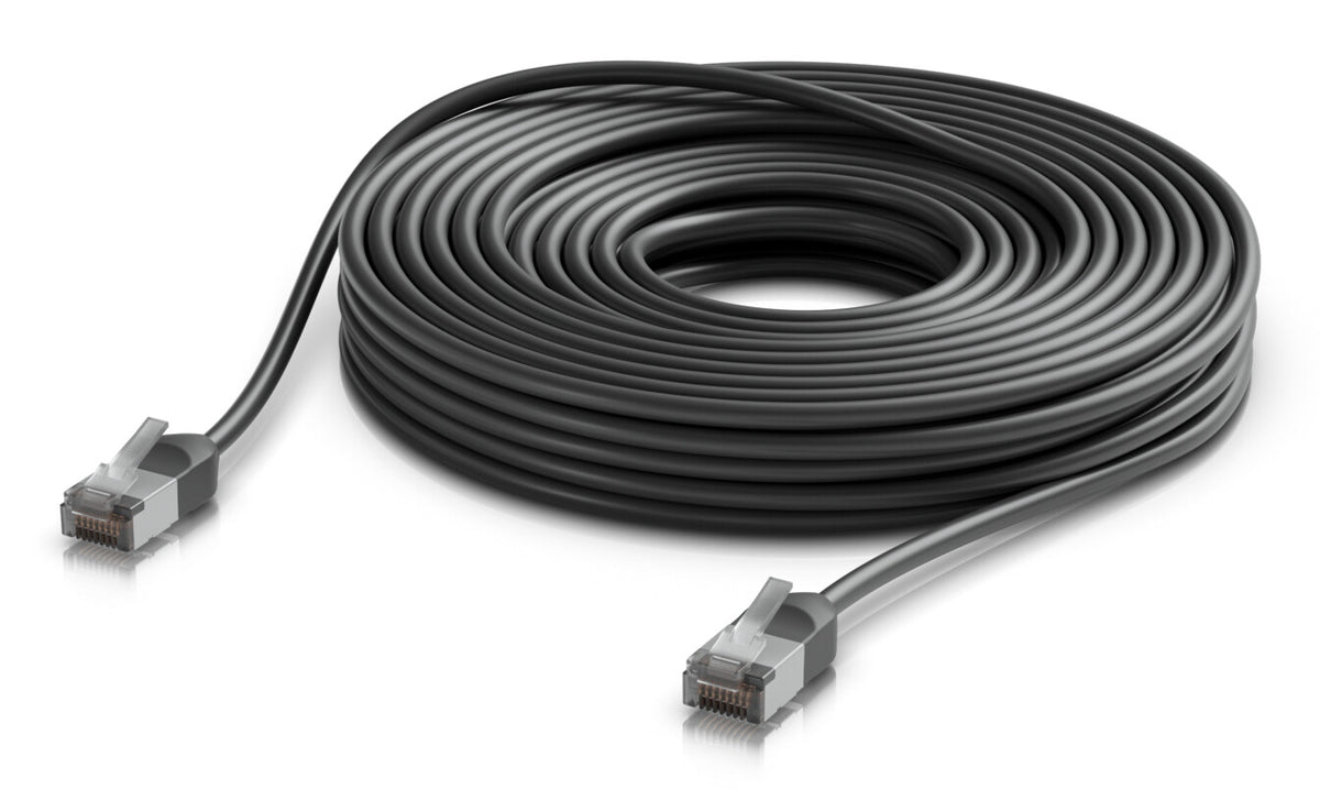 Ubiquiti UACC-Cable-Patch-Outdoor-C6A-15M-BK networking cable Black Cat6a F/UTP (FTP)